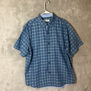 Tommy Bahama The Coconut Point Shirt Men Large Hawaiian Stretch Button Up